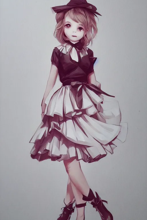 Prompt: Cute Dress portrait by Artgerm and WLOP