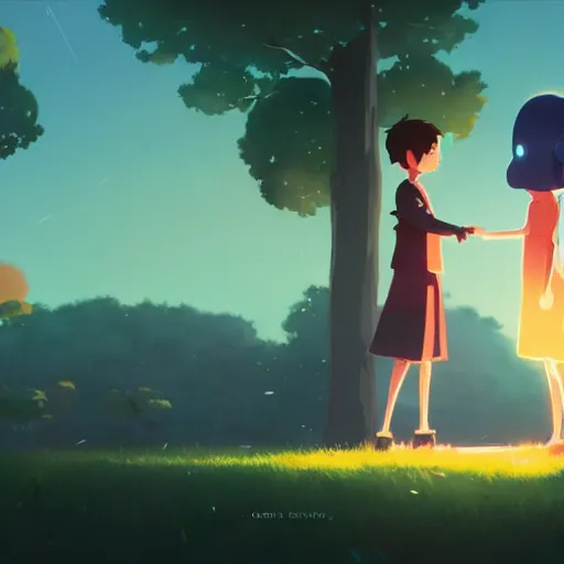 Image similar to an untold love story, cory loftis, james gilleard, atey ghailan, makoto shinkai, goro fujita, studio ghibli, rim light, exquisite lighting, clear focus, very coherent, plain background