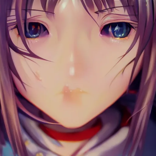 Image similar to photorealistic anime girl render, detailed face, colorful, atmosphere cinematic, by wlop, by ilyu kuvshinov, soft shadows, be concept art, super detailed, octane render, 8 k, unreal engine 5, super realistic, ufotable studio art style, trending in pixiv, japanese light novel cover, visual novel