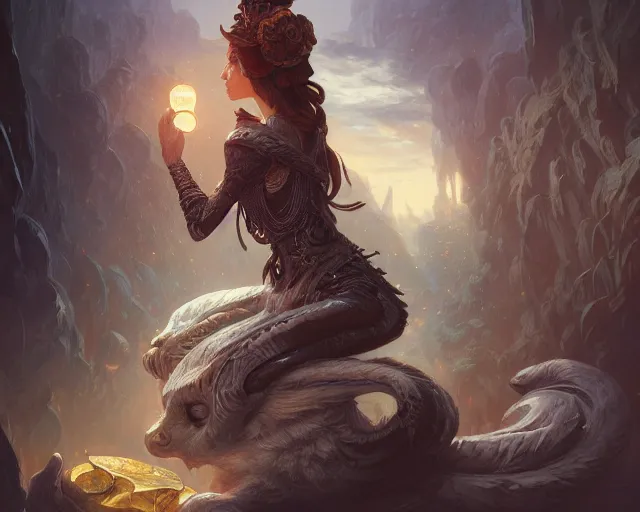 Image similar to photography of roa, deep focus, d & d, fantasy, intricate, elegant, highly detailed, digital painting, artstation, concept art, matte, sharp focus, illustration, hearthstone, art by artgerm and greg rutkowski and alphonse mucha