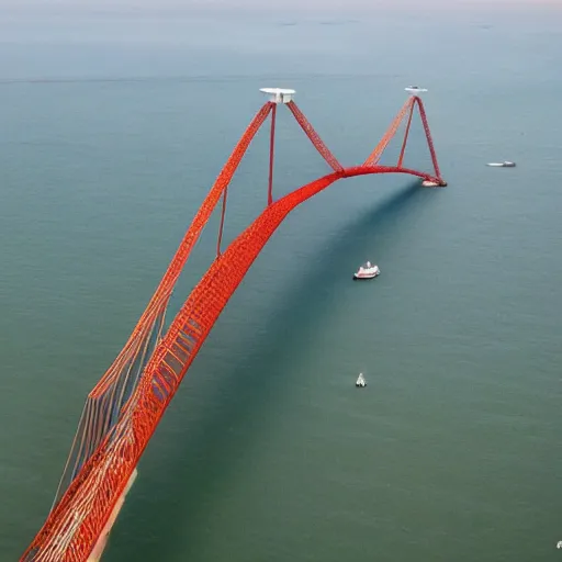 Prompt: Crimean bridge