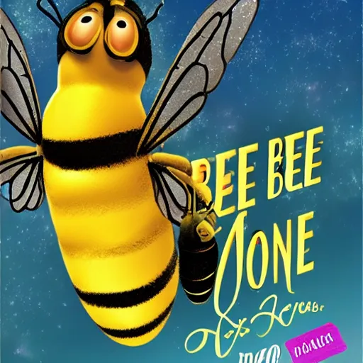 Image similar to bee movie, romance novel cover