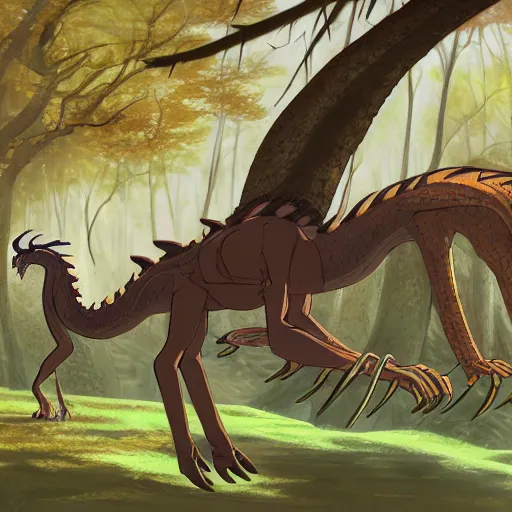 Prompt: concept art painting of an anthropomorphic dragon king with robes, a long neck, and skull mask, in a deep forest, cel shaded, in the style of makoto shinkai and james gurney and studio ghibli and moebius