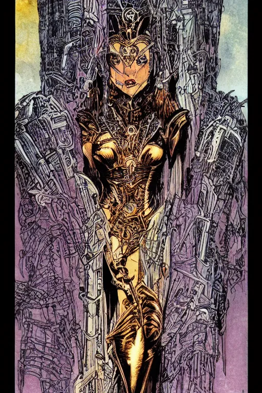 Image similar to castle woman by Philippe Druillet