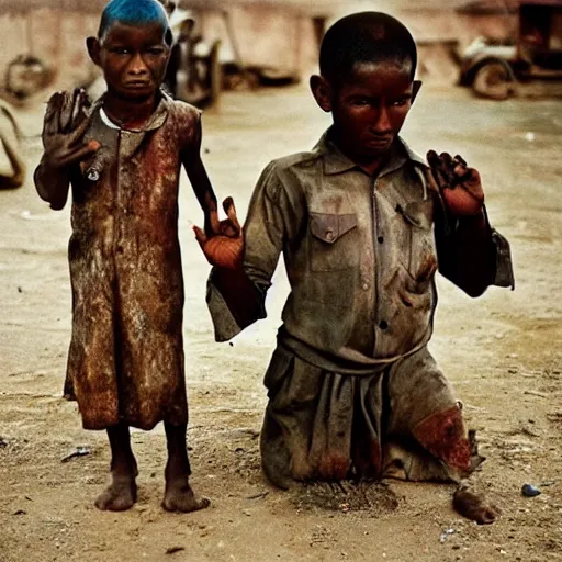 Image similar to war is over, photo by steve mccurry