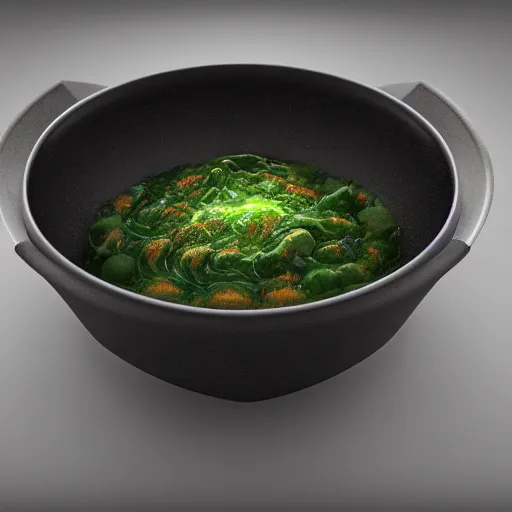 Prompt: boiling imagination in a bowl, ultra detailed, digital art, octane render, ultra sharp