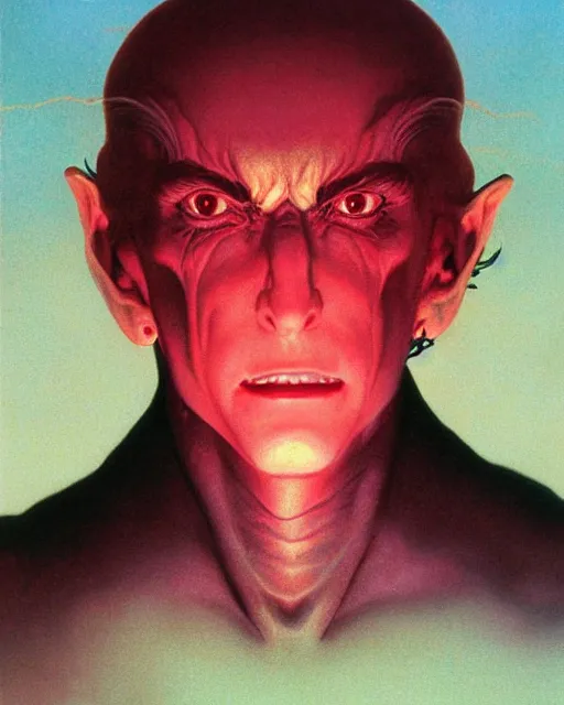 Image similar to portrait of dio from jojo bizzare adventure painted by hirohiko araki and zdislav beksinski and wayne barlowe and greg rutkowski