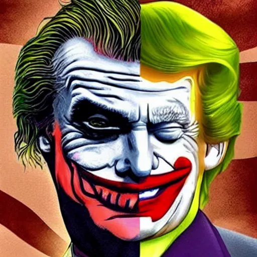 Image similar to donald trump as the joker