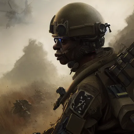 Image similar to arma 4 soldier, by feng zhu, highly detailed, excellent composition, cinematic concept art, dramatic lighting, trending on artstation