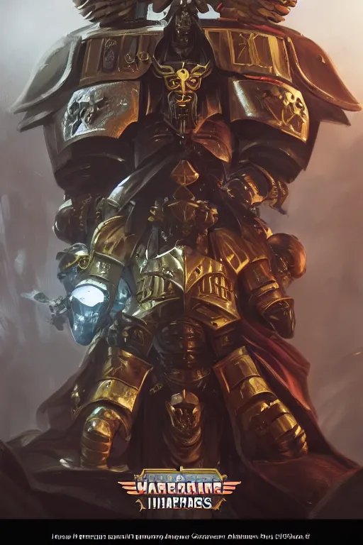 Image similar to queen portrait heros warhammer 4 0 k horus heresy fanart - the primarchs emperor by johannes helgeson animated with vfx concept artist & illustrator global illumination ray tracing hdr fanart arstation zbrush central hardmesh 8 k octane renderer comics stylized