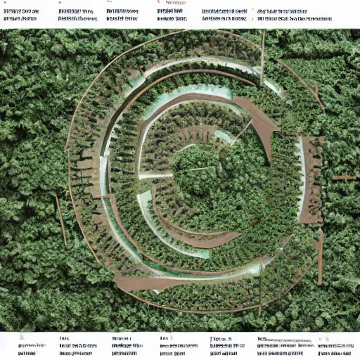 Image similar to an architectural plan of a labyrinth of the deforestation in amazona crisis, 1 : 1 0 0 scale