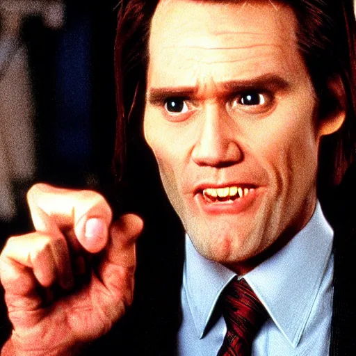 Prompt: Jim Carrey in liar liar movie still