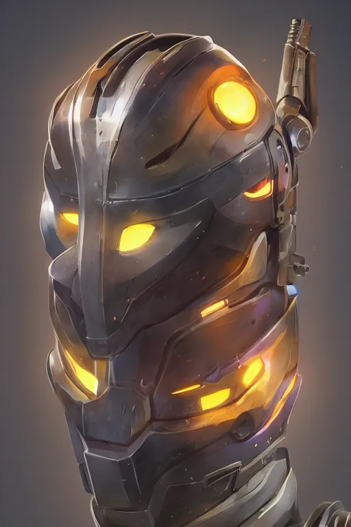 Image similar to epic mask helmet robot ninja portrait stylized as fornite style game design fanart by concept artist gervasio canda, behance hd by jesper ejsing, by rhads, makoto shinkai and lois van baarle, ilya kuvshinov, rossdraws global illumination radiating a glowing aura global illumination ray tracing hdr render in unreal engine 5