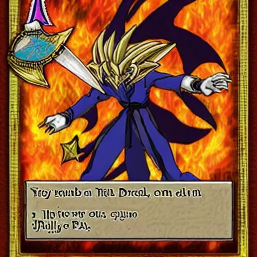 Image similar to yu - gi - oh card of a dragon