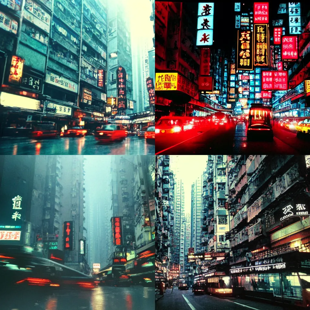 Prompt: Hong Kong street in Bladerunner, cinematic, IMAX