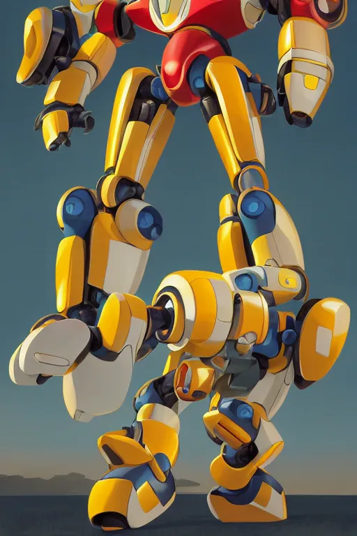 Image similar to metabots medabots medarotto medarot robot minimalist comics, behance hd by jesper ejsing, by rhads, makoto shinkai and lois van baarle, ilya kuvshinov, rossdraws global illumination ray tracing hdr radiating a glowing aura