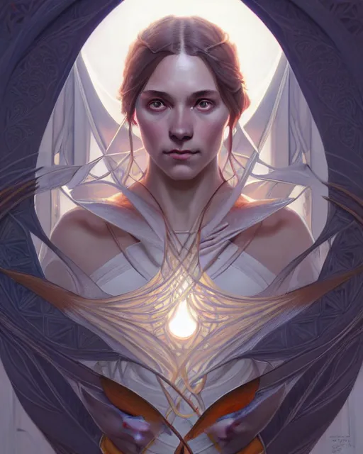 Image similar to symmetry!! portrait of anya stark, dnd, intricate, elegant, highly detailed, digital painting, artstation, concept art, smooth, sharp focus, illustration, art by artgerm and greg rutkowski and alphonse mucha