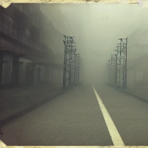 Prompt: photograph of Silent Hill