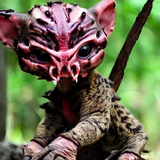 Prompt: Cute Predator baby