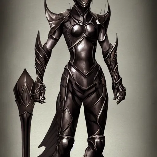 Image similar to infinity blade female armor concept art