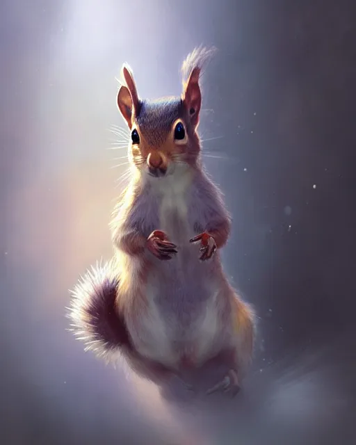 Prompt: a painting of a squirrel, full shot, atmospheric lighting, detailed face, by makoto shinkai, stanley artgerm lau, wlop, rossdraws
