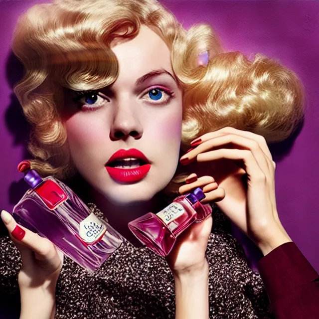 Prompt: fragrance advertising campaign by alex prager detailed, intricate