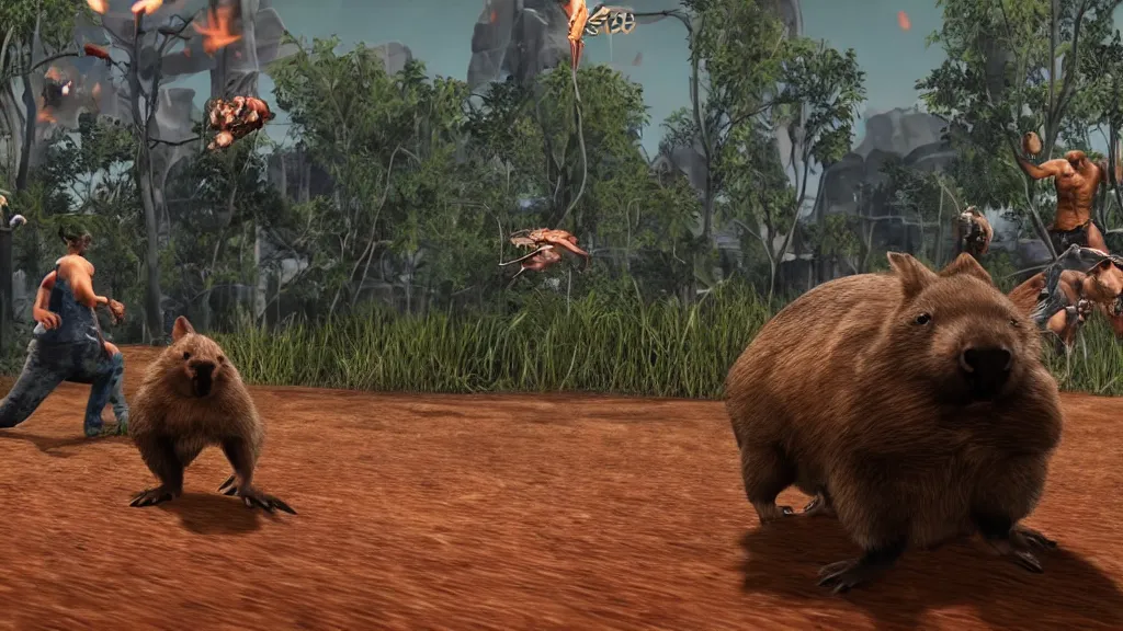 Image similar to a screen capture from mortal wombat game on ps 5