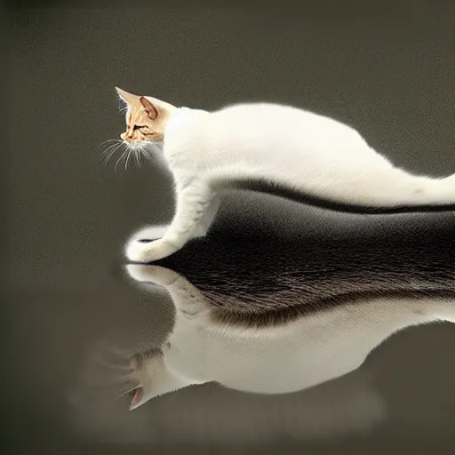 Prompt: a feline whale - cat - hybrid, animal photography, wildlife photo