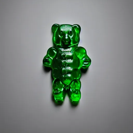 Image similar to gummy bear in the shape of j - lo, portrait photography