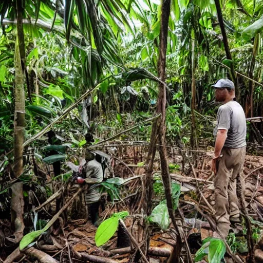 Prompt: In the Amazon, a U.N. Agency Has a Green Mission, but Dirty Partners