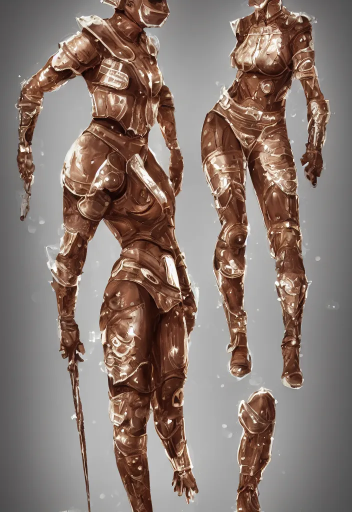 Prompt: exotic tanned female muscular warrior wearing light transparent glass crystal shard armour, transparent plastic clothing with circuit board pattern underneath, dirt and sweat on body, elegant face, smudged running makeup, straps belts and harnesses, urban style, trending on artstation, concept art, matte painting