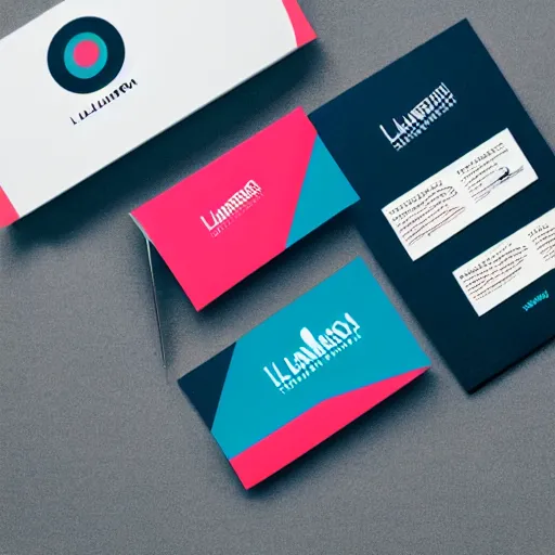 Prompt: branding for a marketing company called : lunar launch marketing. colorful, sleek, modern