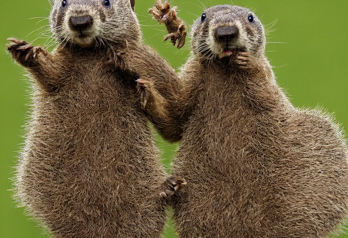 Image similar to groundhog dancing National Geographic photography cute