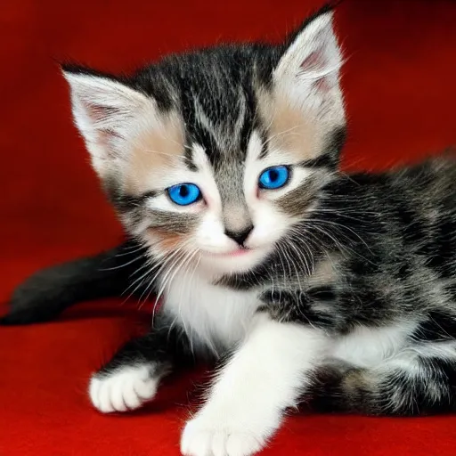 Image similar to a very masculine kitten