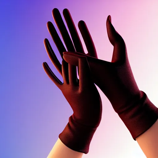 Prompt: a woman with six fingers polydactyly tries on gloves digital illustration, detailed, 8 k, artstation, detailed and intricate, 8 k resolution, hyperrealistic, octane render, cinematic