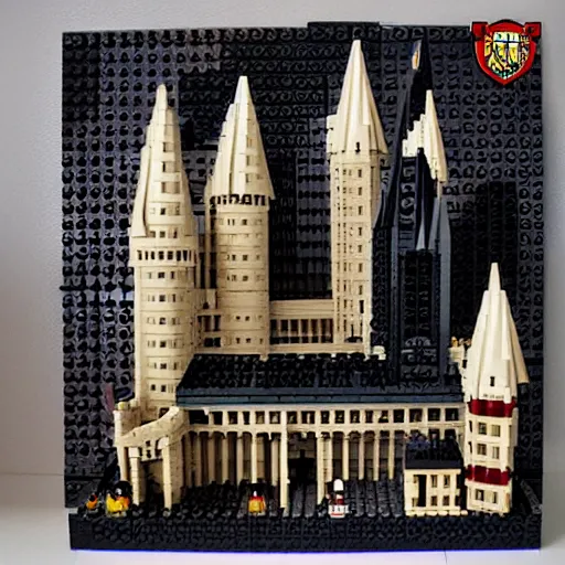 Image similar to hogwarts in lego style