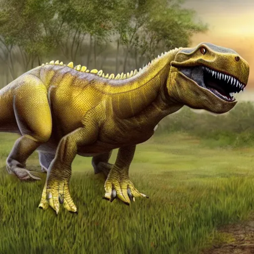 Image similar to dinosaur looks like a corn, hd,