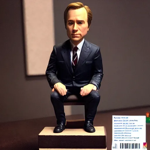 Prompt: jimmy mcgill bobblehead