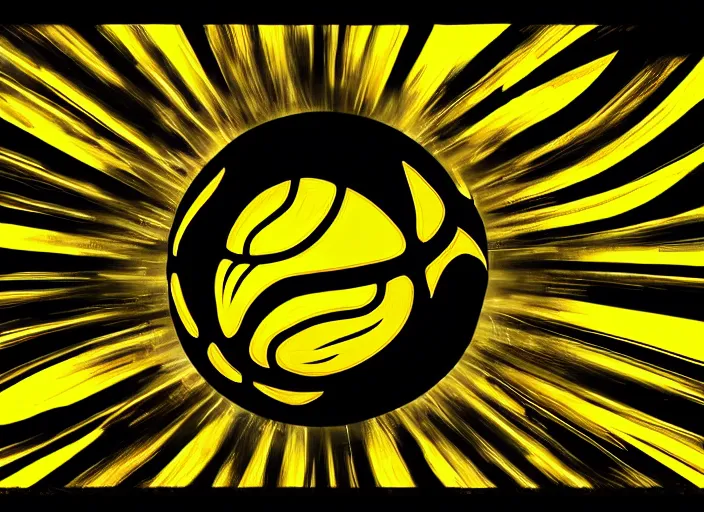 Prompt: glowing black basketball sneaker, wth short golden lines, yellow details, symmetrical, highly detailed, digital art, sharp focus, trending on art station, samurai, electricity superpowers, anime art style