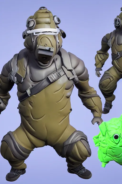 Image similar to fortnite tardigrade costume, human tardigrade fortnite skin, ultra detailed, dynamic lighting, unreal engine