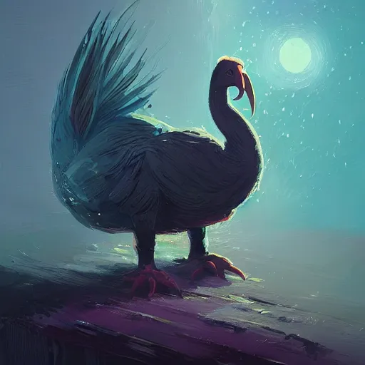 Prompt: a dodo bird, by anato finnstark, by alena aenami, by john harris, by ross tran, by wlop, by andreas rocha