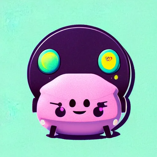 Image similar to portrait of a tamagotchi, japanese video game, 3 d render, risograph