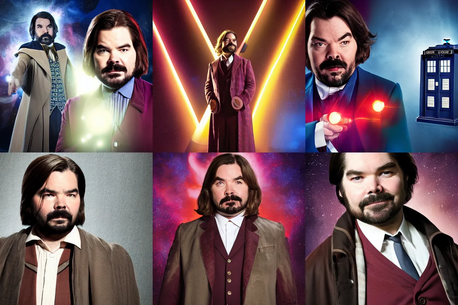 Prompt: Matt Berry is the new Doctor in Doctor Who, promotion artwork, studio lighting, ultra high resolution, lots of details