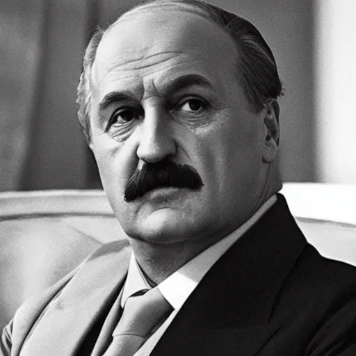 Image similar to Alexander Lukashenko as Vito Corleone