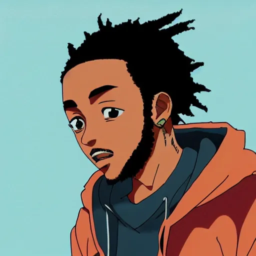Kendrick Lamar Drawing Hip hop music Cartoon illustrator face head png   PNGEgg