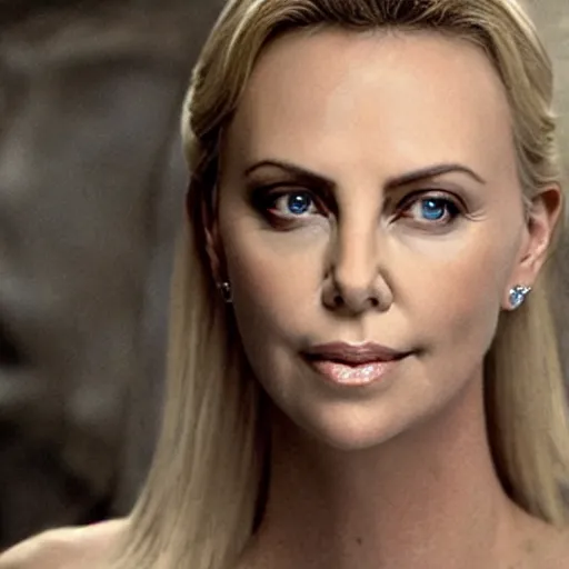 Image similar to charlize therone as galadriel