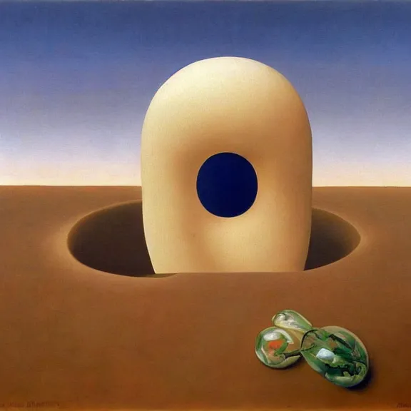 Prompt: a surrealist painting about ocularcentrism by painted rene magritte, oil painting, highly detailed, 4 k.