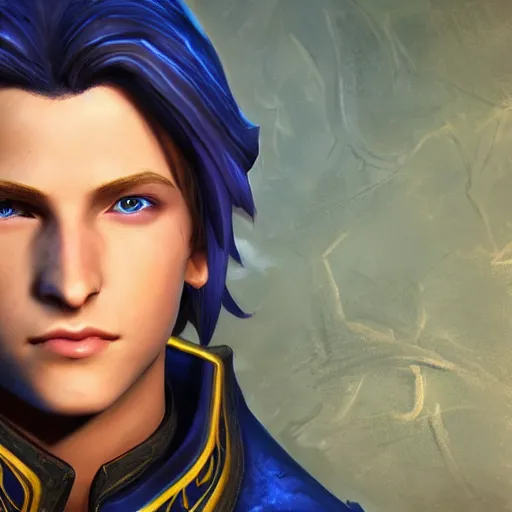 Prompt: anduin wrynn, beatiful young man, photorealistic, ultra detailed, 4 k
