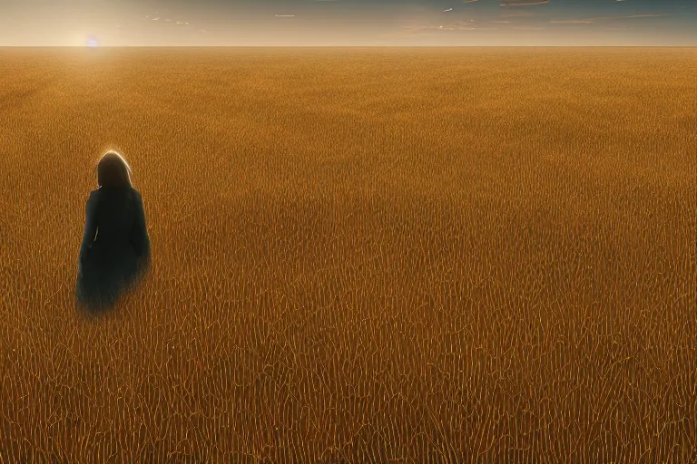 Image similar to rocks floating mid-air over a wheat field, hard light and long shadows, afternoon sunshine, detailed digital art by artgerm and WLOP, Greg Rutkowski, Felix Kelly, hyperrealistic, octane render, Refined, Detailed Digital Art, dynamic lighting, Highly Detailed, Cinematic Lighting, Unreal Engine, 8k, HD