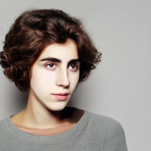 Prompt: female Timothee Chamolet